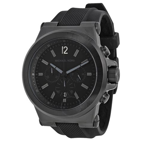 michael kors 8152 watch|Michael Kors Dylan Black Silicone Strap Men's Watch .